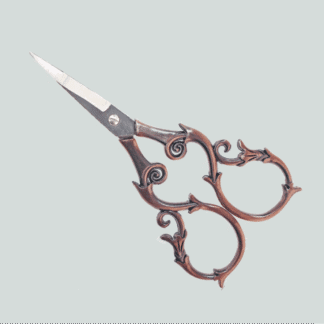 Vintagetyyliset sakset 11cm kupari